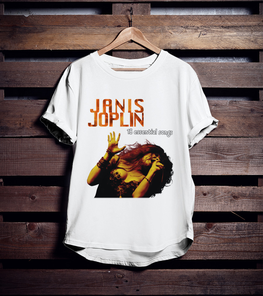 Janis Joplin 18 Essential Songs T-Shirt