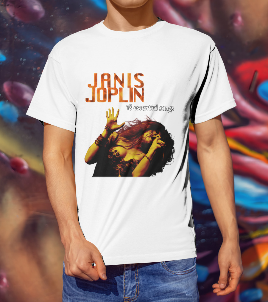 Janis Joplin 18 Essential Songs T-Shirt