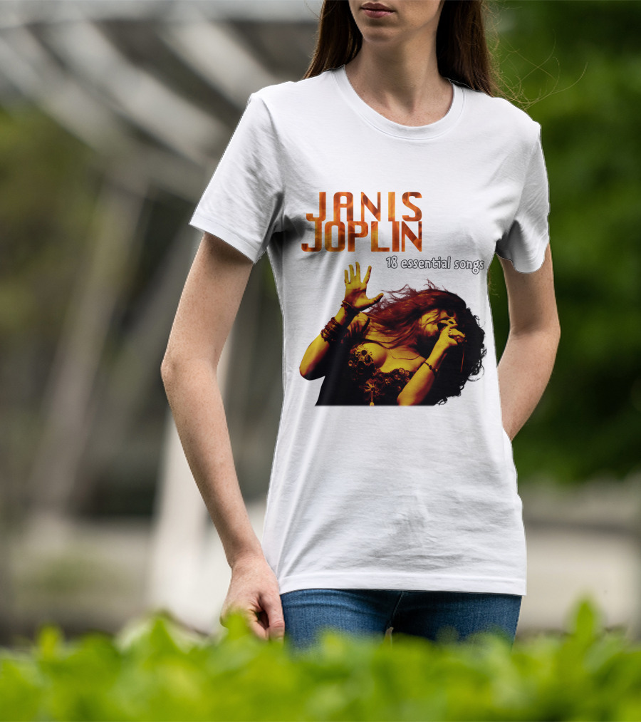 Janis Joplin 18 Essential Songs T-Shirt