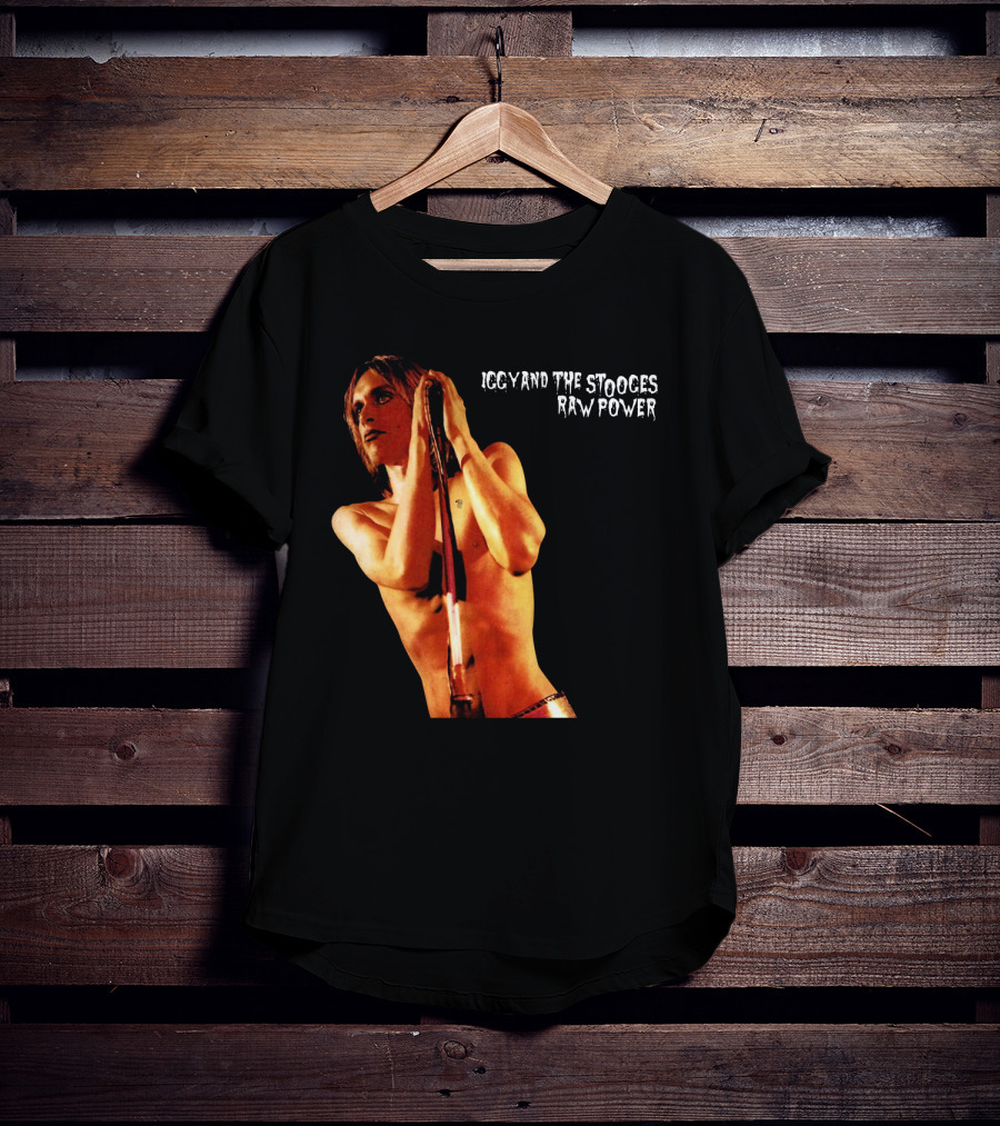 Iggy And The Stooges Raw Power Performance Image T-Shirt