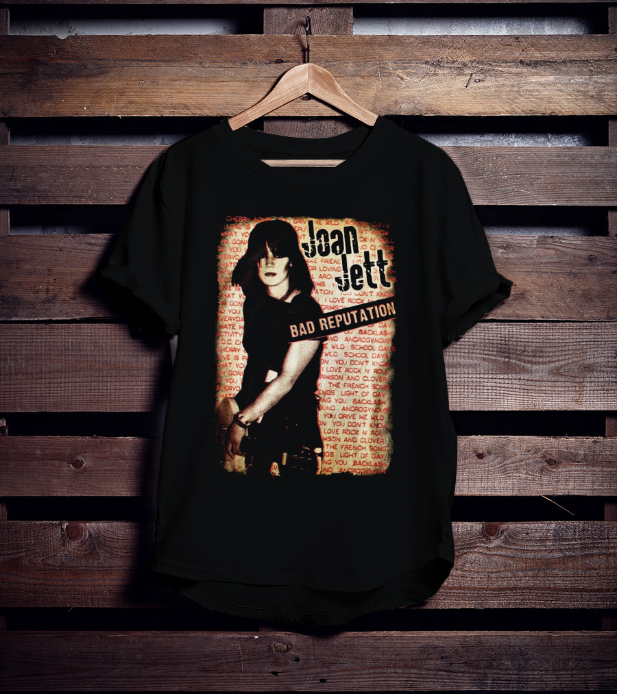 Joan Jett Bad Reputation Vintage Style T-Shirt