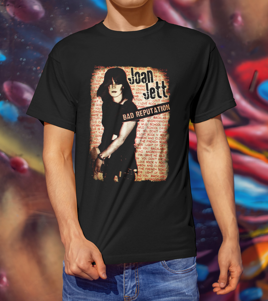 Joan Jett Bad Reputation Vintage Style T-Shirt