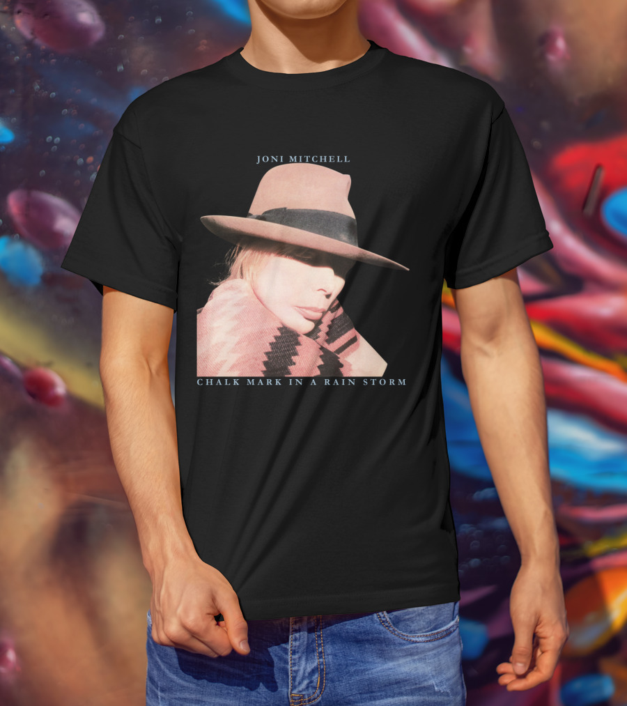 Joni Mitchell Chalk Mark In A Rain Storm Hat T-Shirt