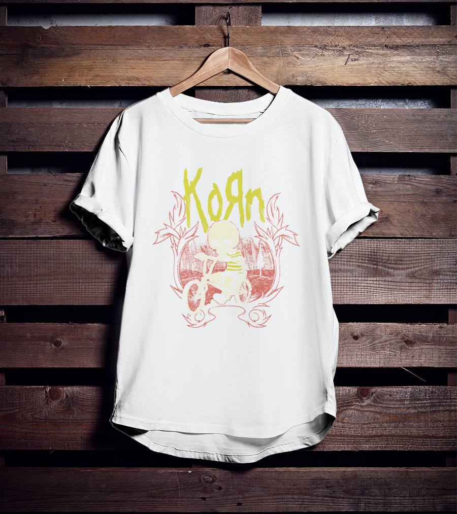 KORN Est 1993 Skull On Bike T-Shirt