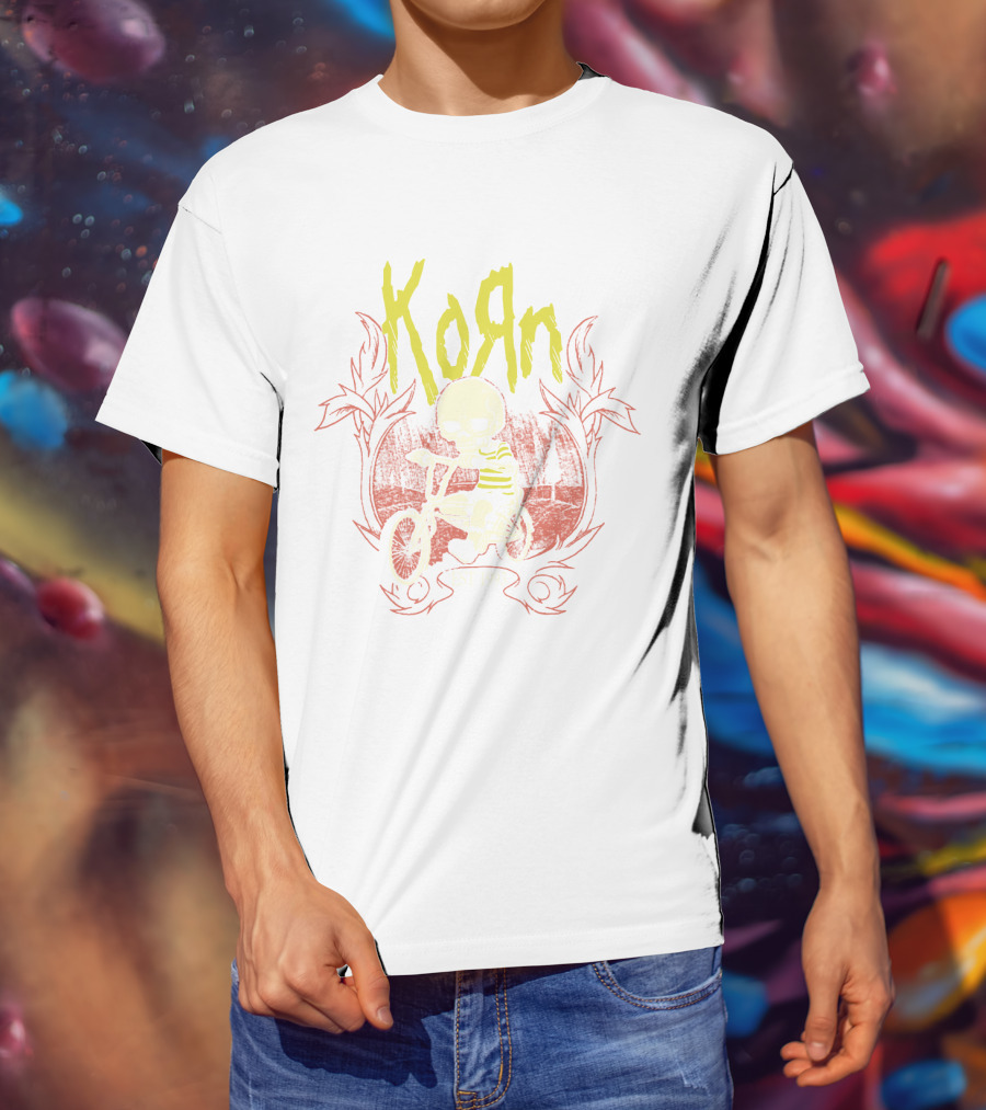 KORN Est 1993 Skull On Bike T-Shirt