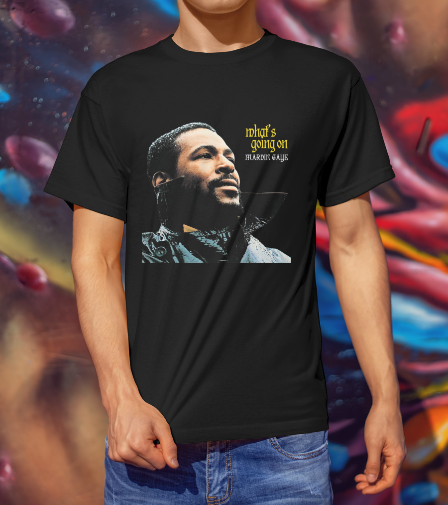 Marvin Gaye What's Going On Mvg 05 Album Cover T-Shirt