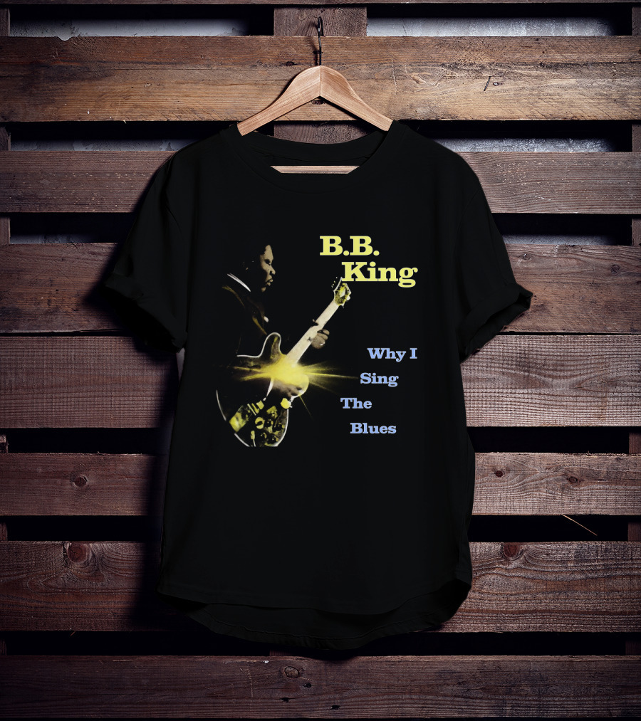 B.B. King Why I Sing The Blues Guitar Legend Iconic Music T-Shirt