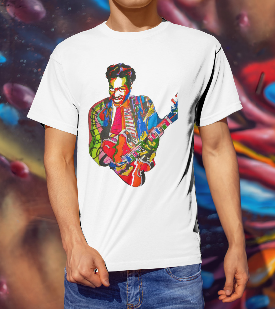 Cbr 03 Psychedelic Guitar Legend Multicolor T-Shirt