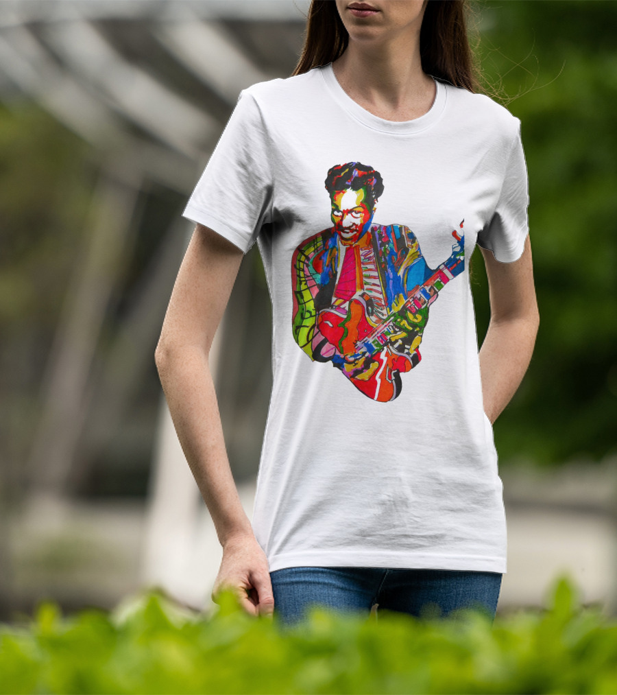 Cbr 03 Psychedelic Guitar Legend Multicolor T-Shirt