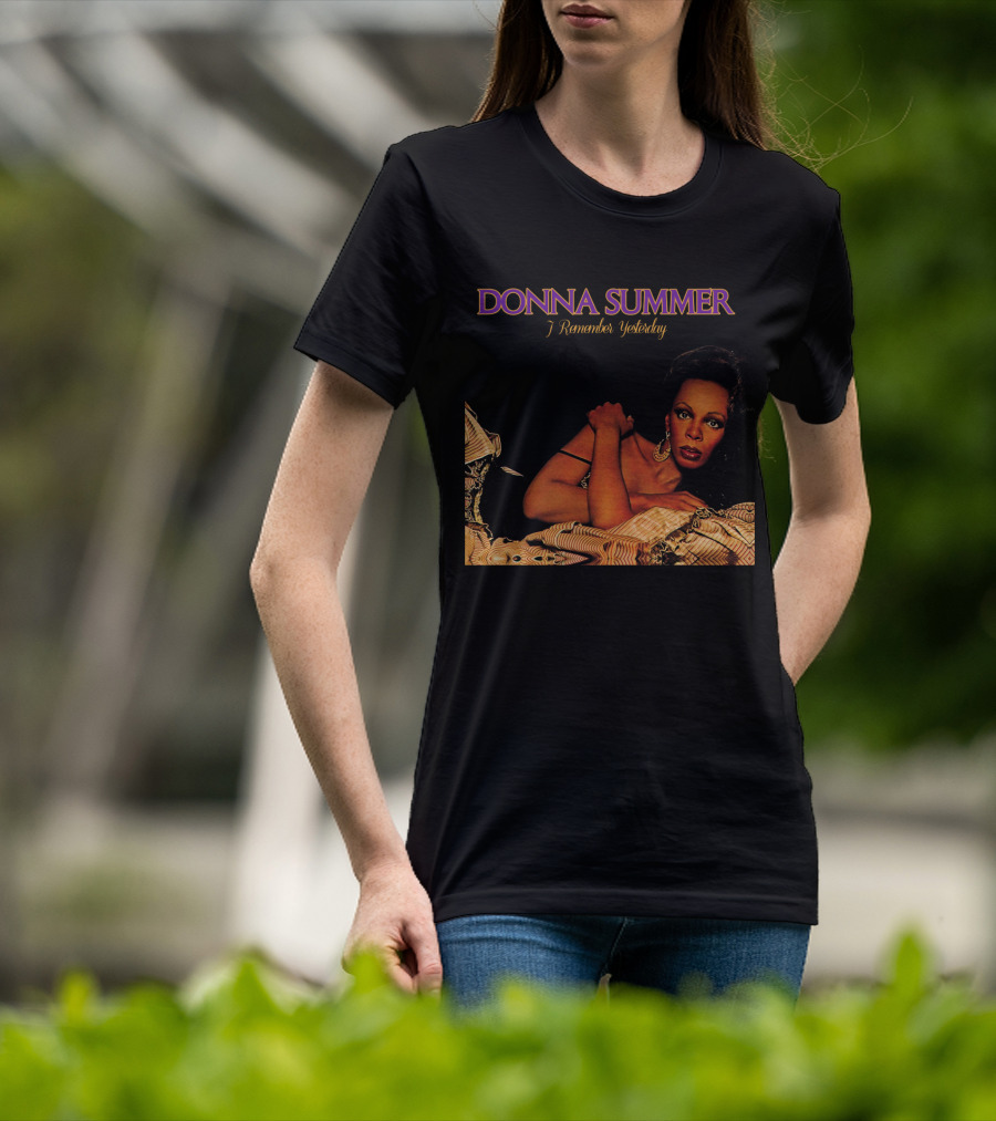 Donna Summer I Remember Yesterday Retro Album Cover T-Shirt