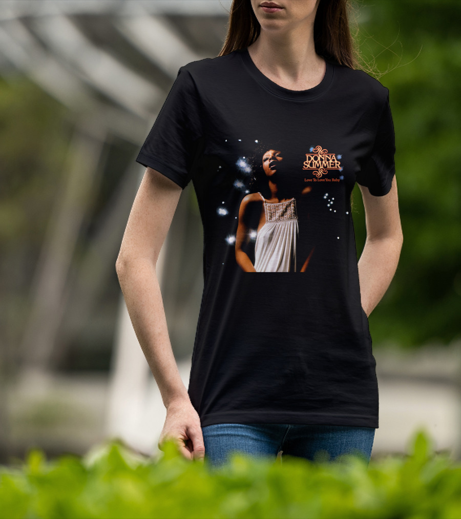 Donna Summer Love To Love You Baby Album Cover T-Shirt
