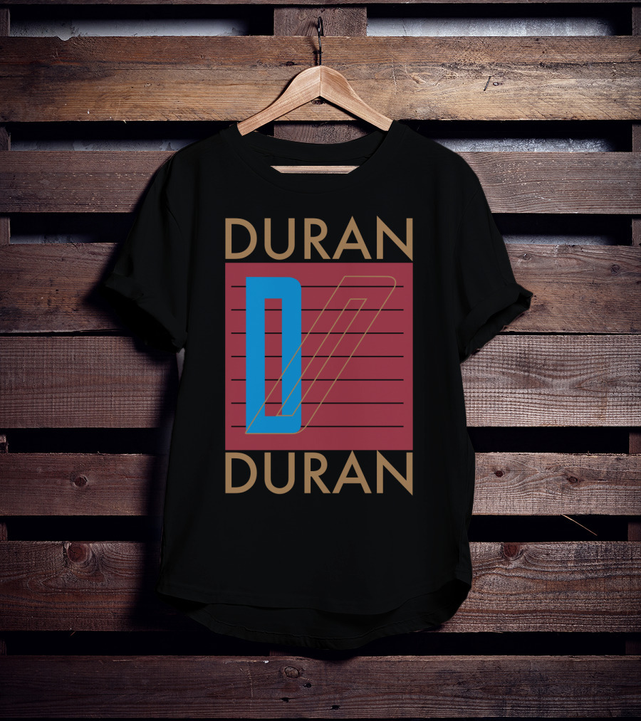 Duran Duran Iconic Logo Design Vintage Style T-Shirt