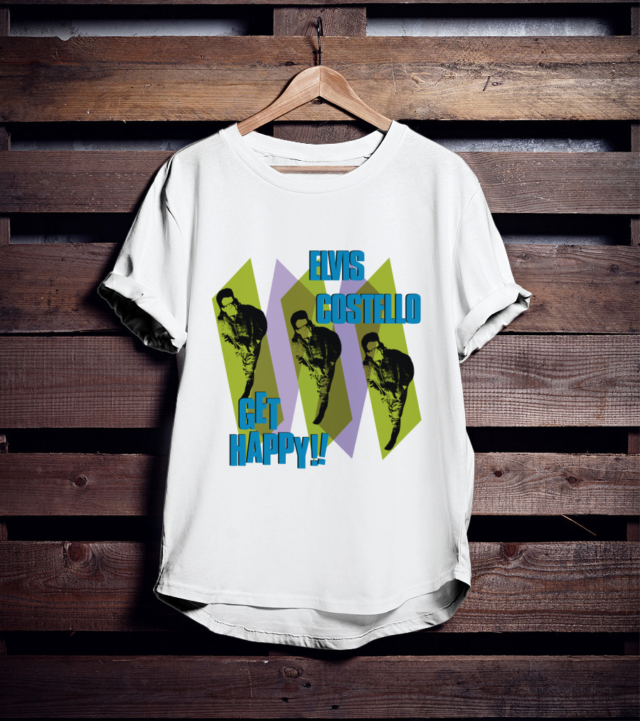 Elvis Costello Get Happy EVCTL 10 Be T-Shirt