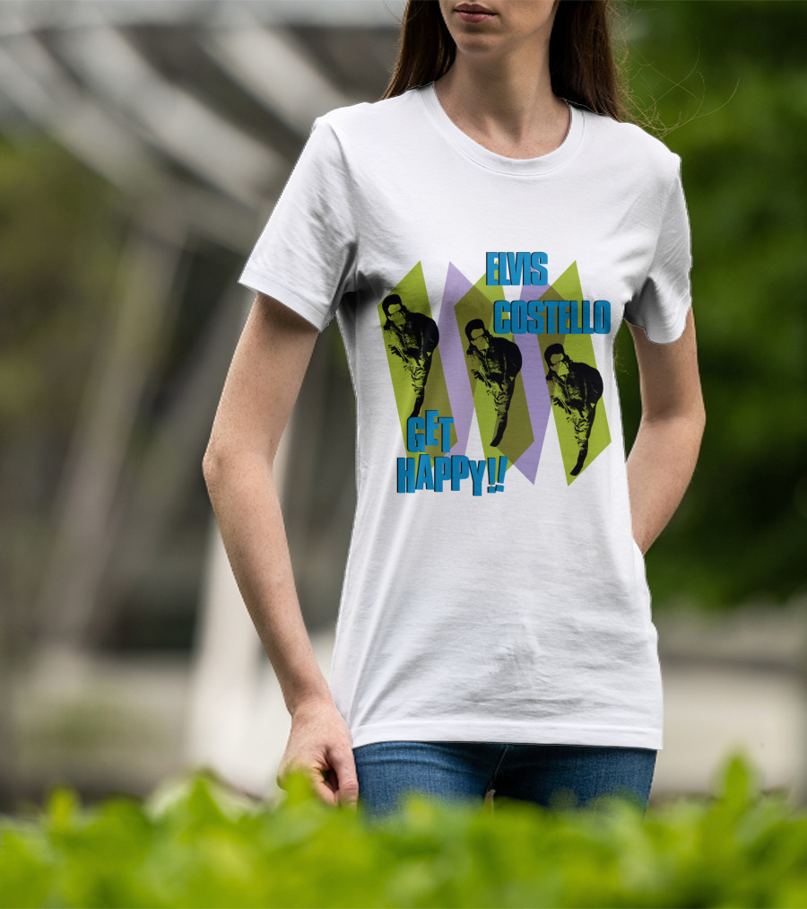 Elvis Costello Get Happy EVCTL 10 Be T-Shirt