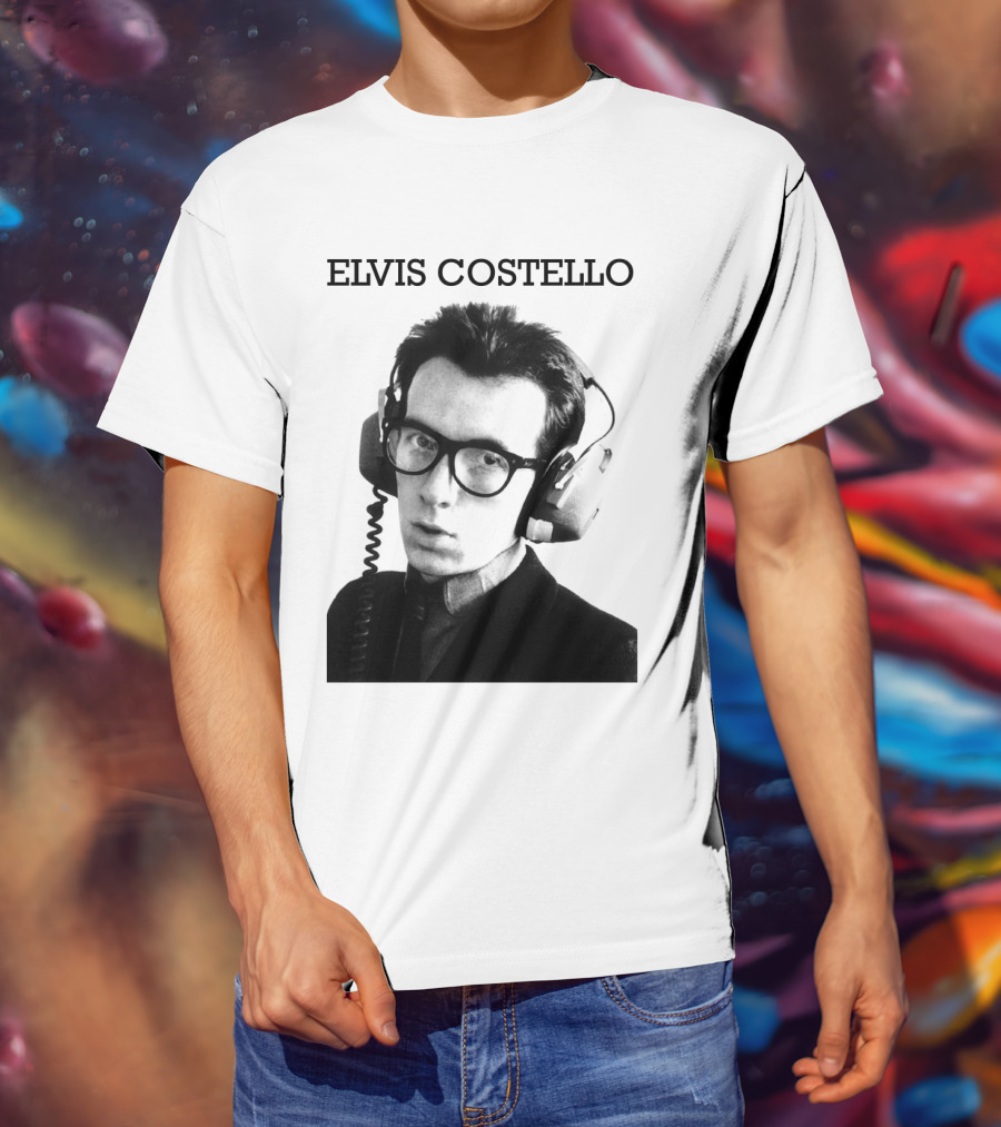 Elvis Costello EVCTL 16 Stereophonic Headphones T-Shirt
