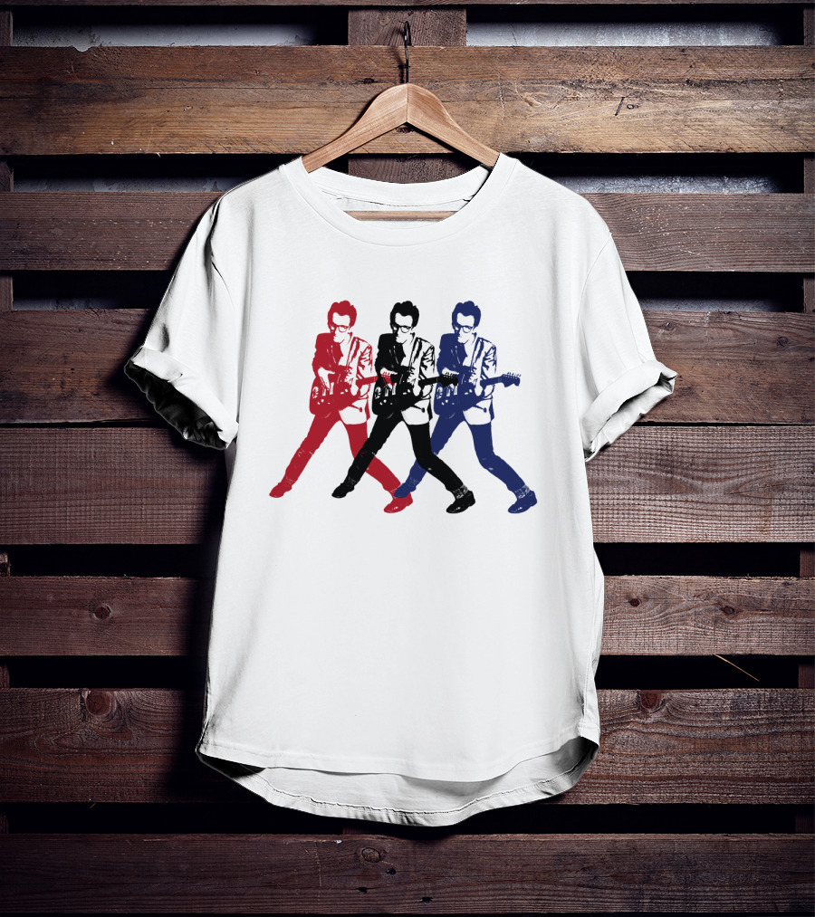 Evctl 19 Red Blue White Rock Trio T-Shirt