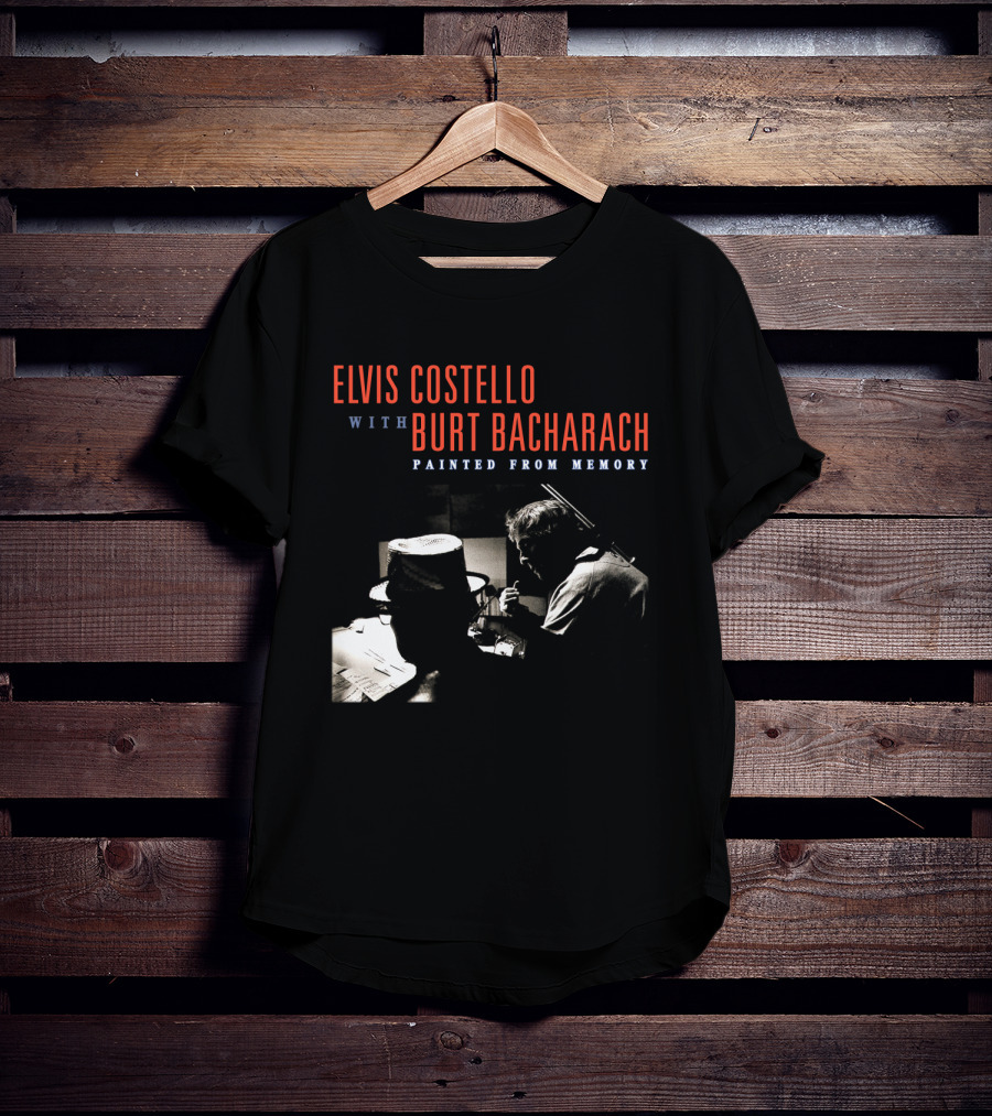 Elvis Costello With Burt Bacharach Painted From Memory T-Shirt