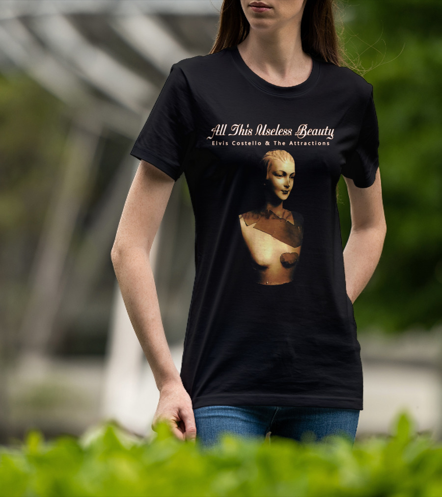 All This Useless Beauty Elvis Costello And The Attractions Mannequin Bust T-Shirt