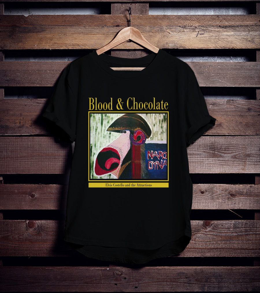 Blood And Chocolate Elvis Costello And The Attractions Napo Dyno T-Shirt