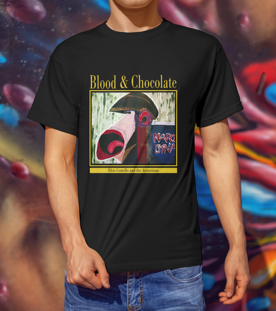 Blood And Chocolate Elvis Costello And The Attractions Napo Dyno T-Shirt