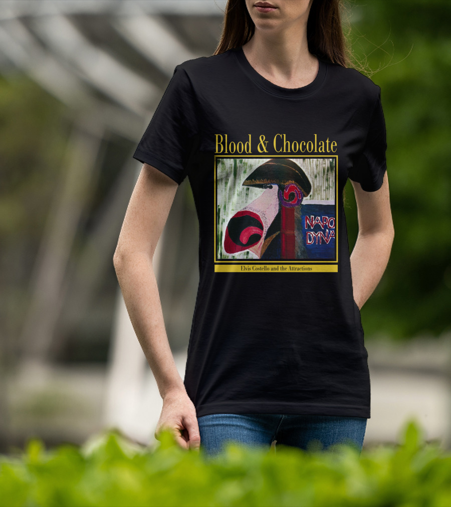 Blood And Chocolate Elvis Costello And The Attractions Napo Dyno T-Shirt