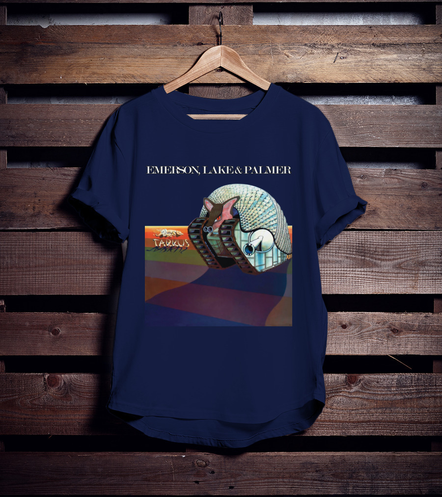Emerson, Lake And Palmer Tarkus 12 Album Cover T-Shirt