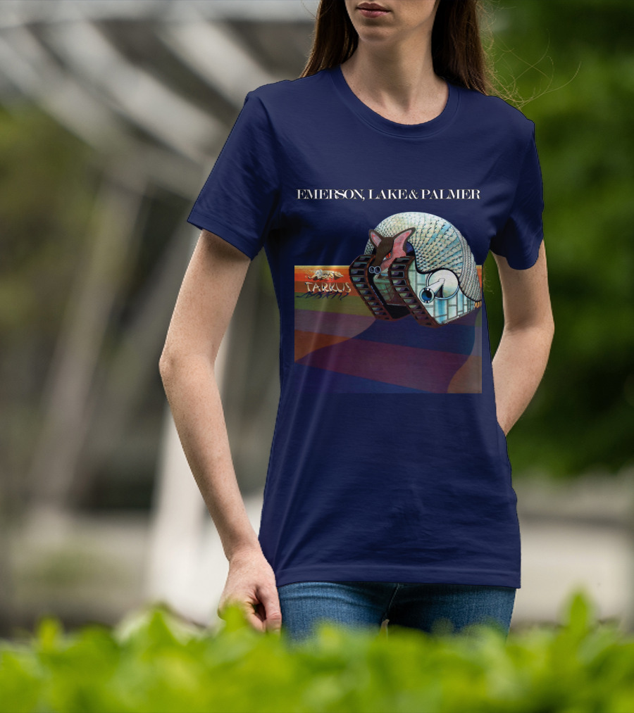 Emerson, Lake And Palmer Tarkus 12 Album Cover T-Shirt