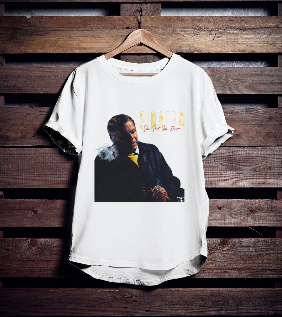 SINATRA She Shot Me Down Smoking Jacket T-Shirt