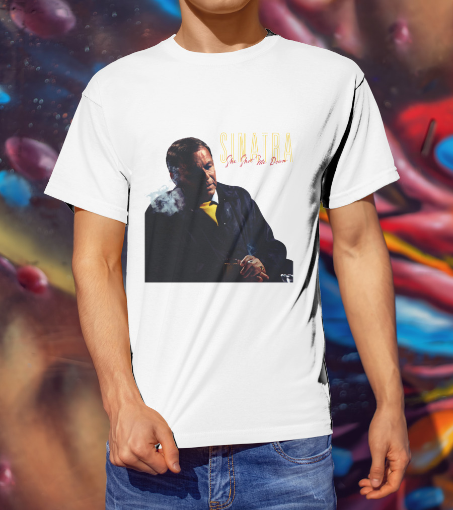 SINATRA She Shot Me Down Smoking Jacket T-Shirt