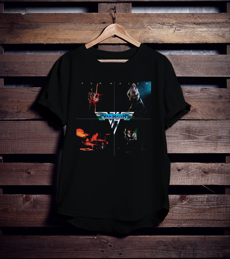 Van Halen Classic Band Montage Vhl 18 T-Shirt