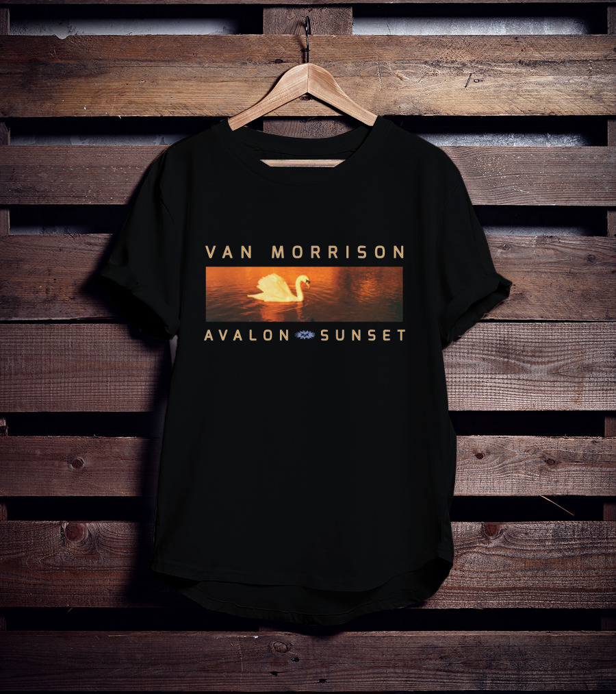 VAN MORRISON AVALON SUNSET Swan Scene T-Shirt