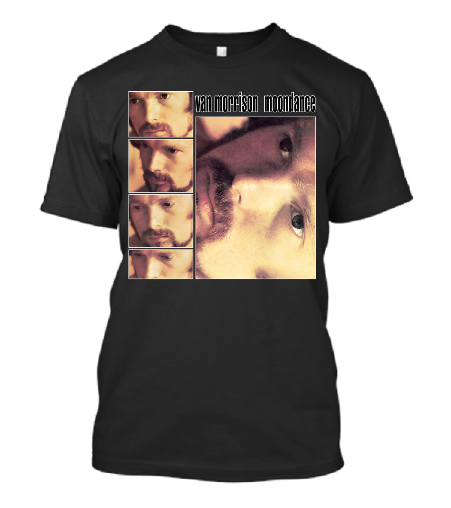 Van Morrison Moondance Album Cover Montage T-Shirt