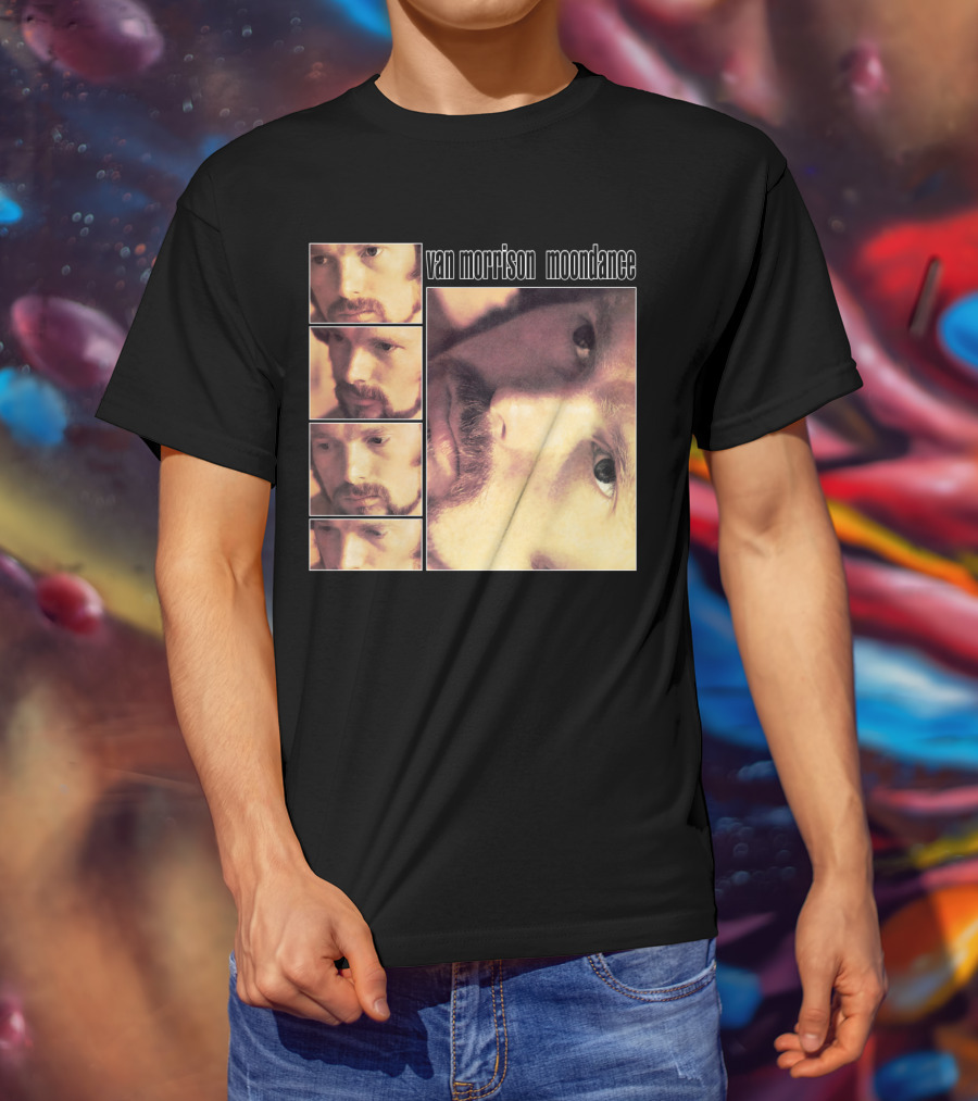 Van Morrison Moondance Album Cover Montage T-Shirt