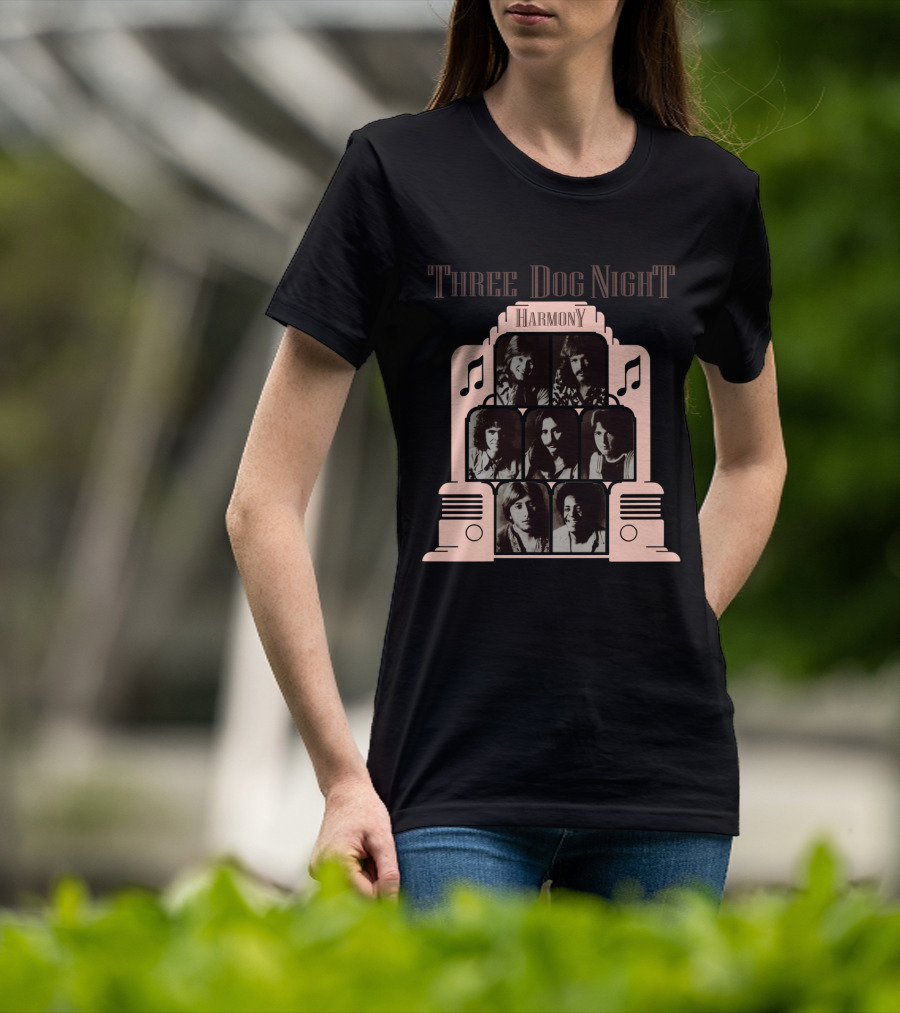 Three Dog Night Harmony Album Cover T-Shirt