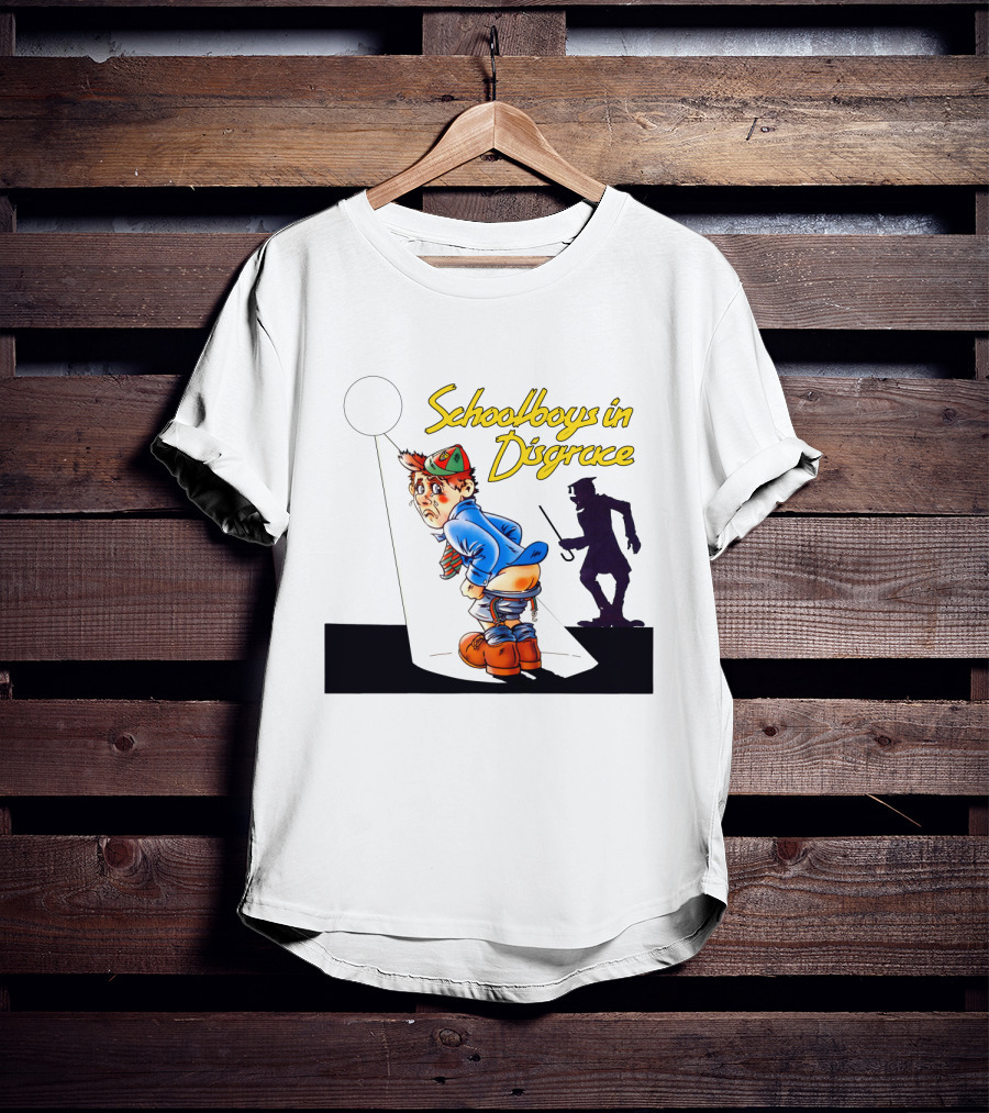 TKK 02 Schoolboys In Disgrace Animation Style Illustration With Shadow Scene T-Shirt