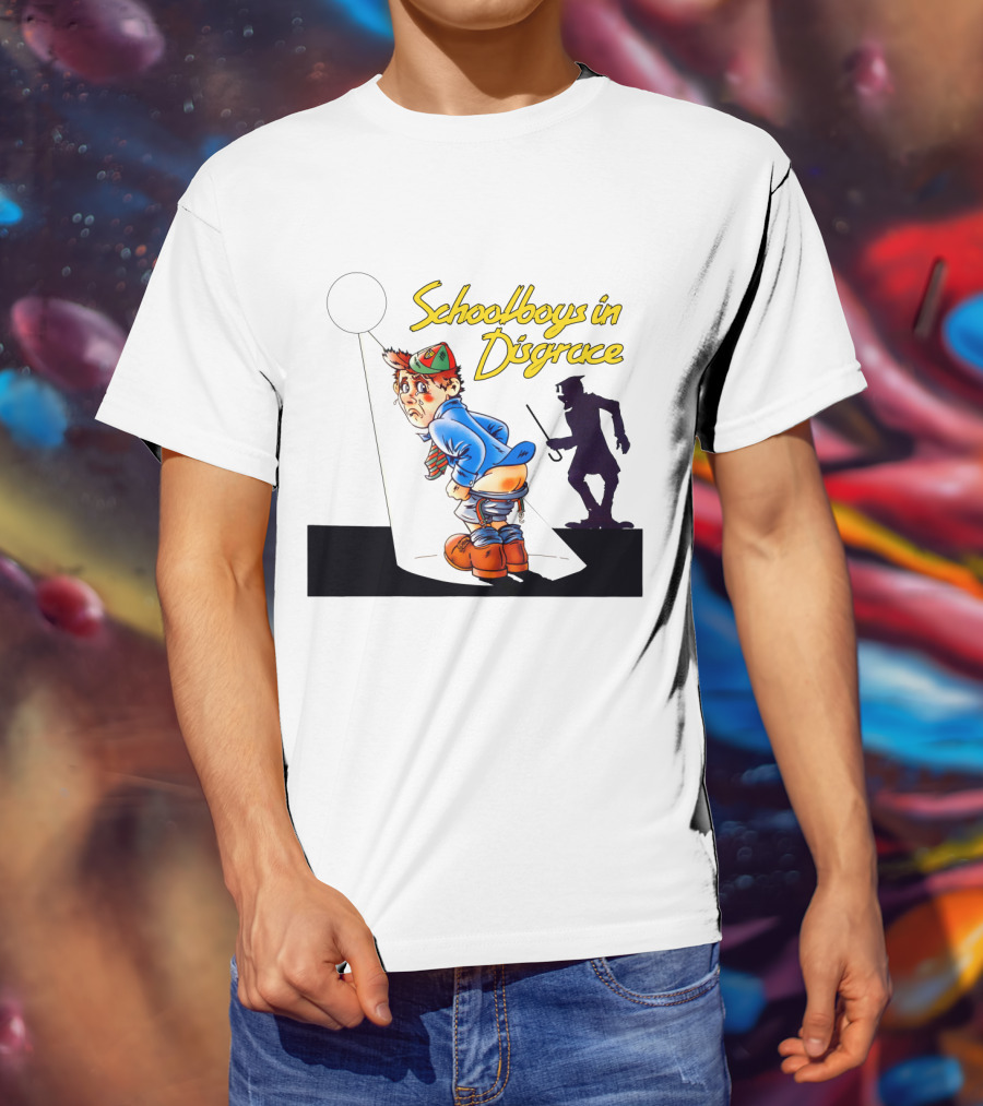 TKK 02 Schoolboys In Disgrace Animation Style Illustration With Shadow Scene T-Shirt