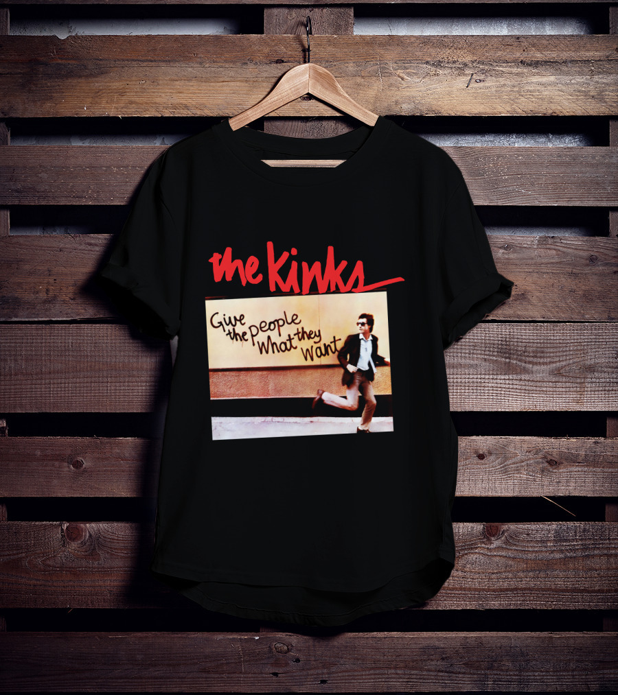 The Kinks Give The People What They Want Running Man Image T-Shirt