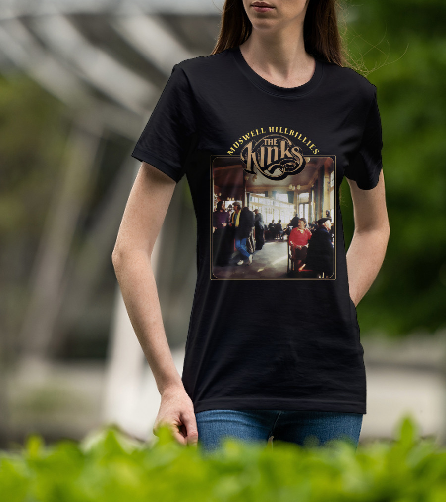 The Kinks Muswell Hillbillies Vintage Album Cover T-Shirt