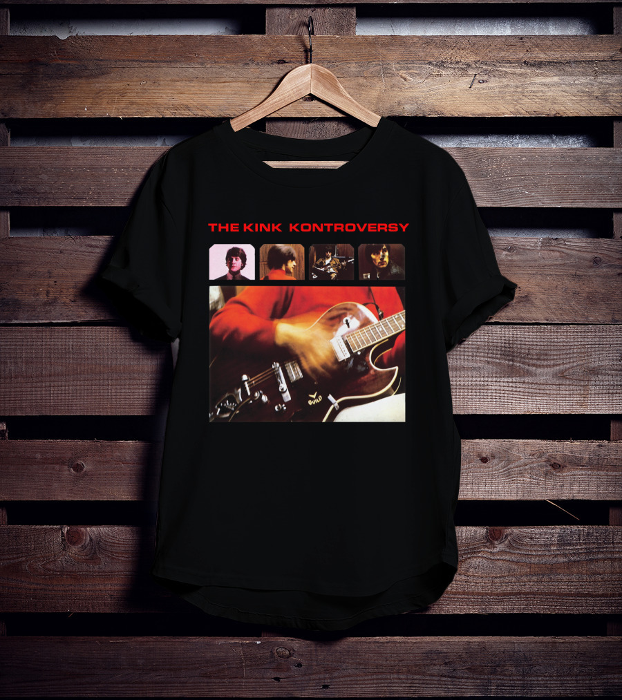 The Kink Kontroversy Album Cover Guitar Photography T-Shirt