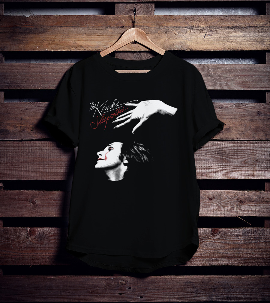 The Kinks Sleepwalker Vintage Album Cover Image T-Shirt