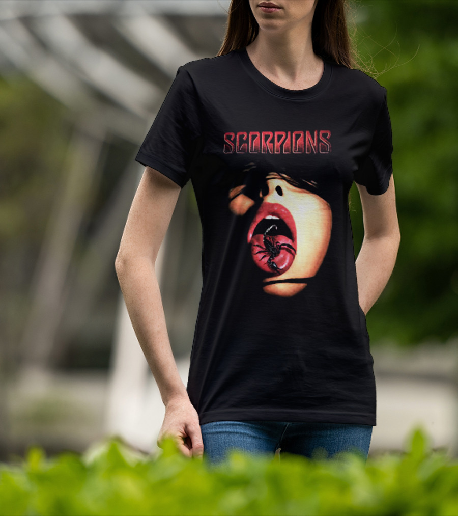 SCORPIONS Face And Mouth With Scorpion T-Shirt