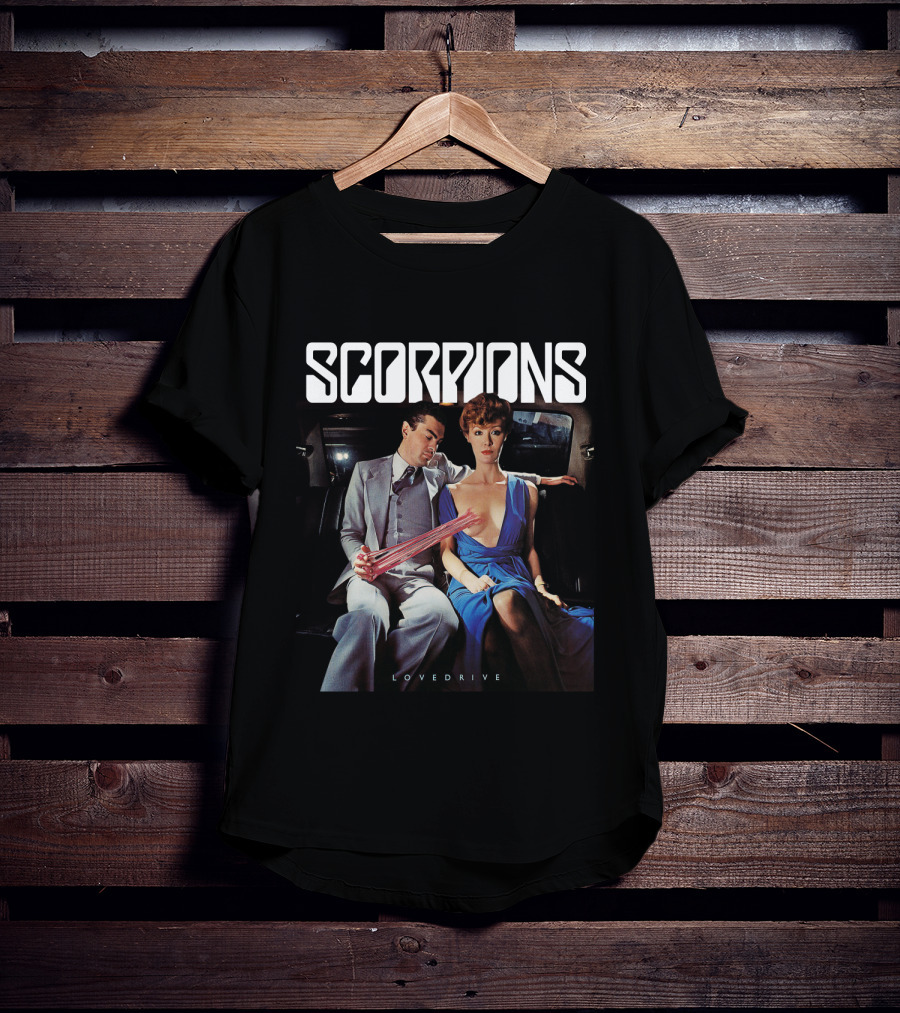 Scorpions Lovedrive Album Cover T-Shirt