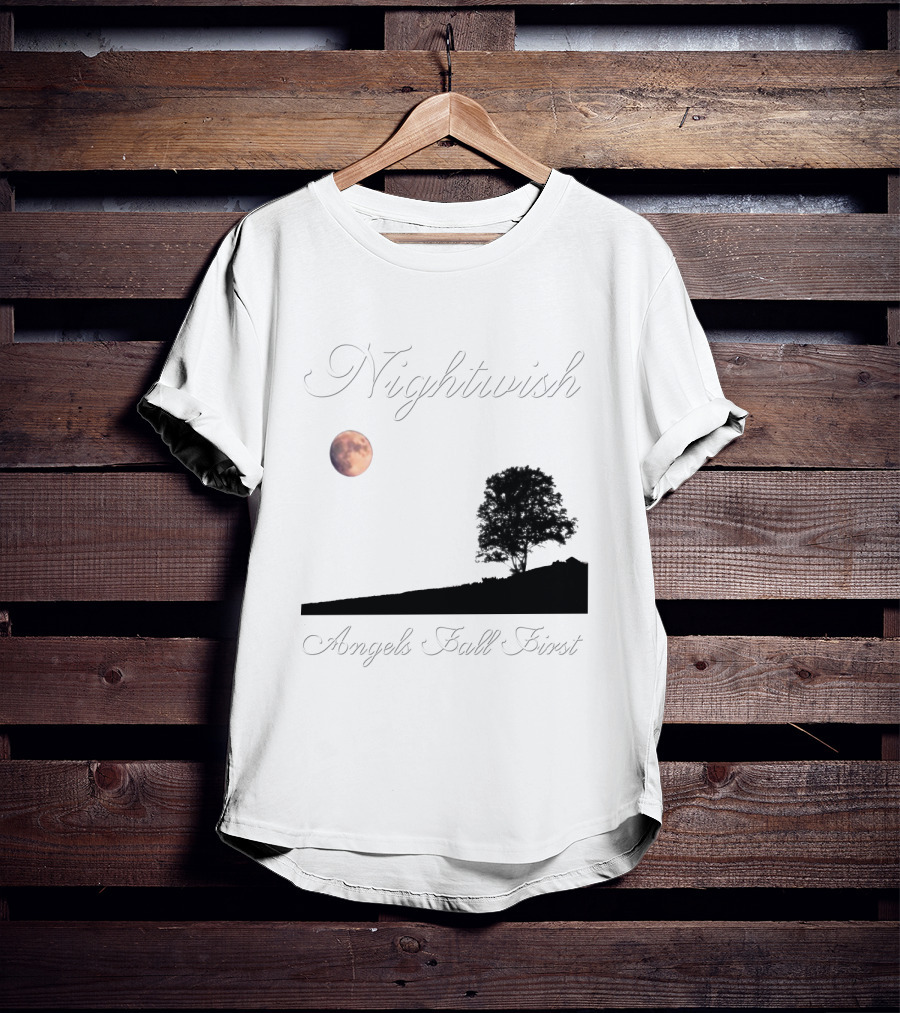 Nightwish Angels Fall First Moon And Tree T-Shirt