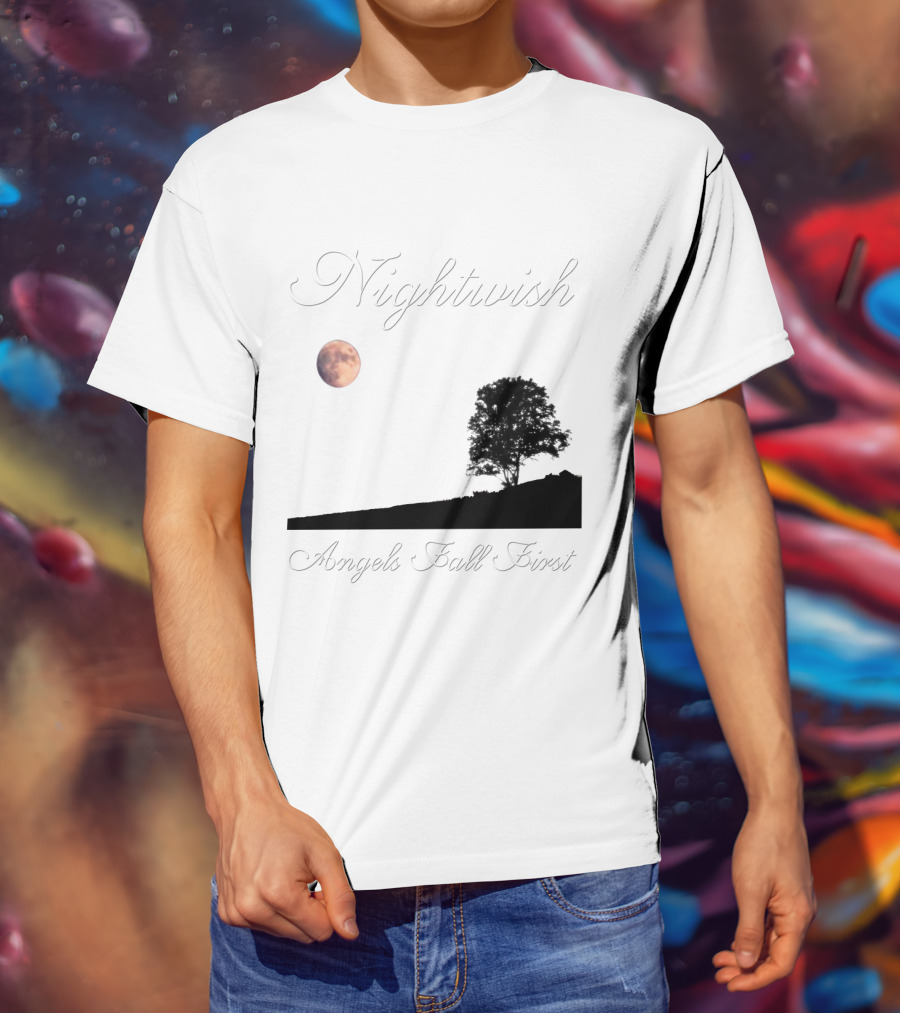 Nightwish Angels Fall First Moon And Tree T-Shirt