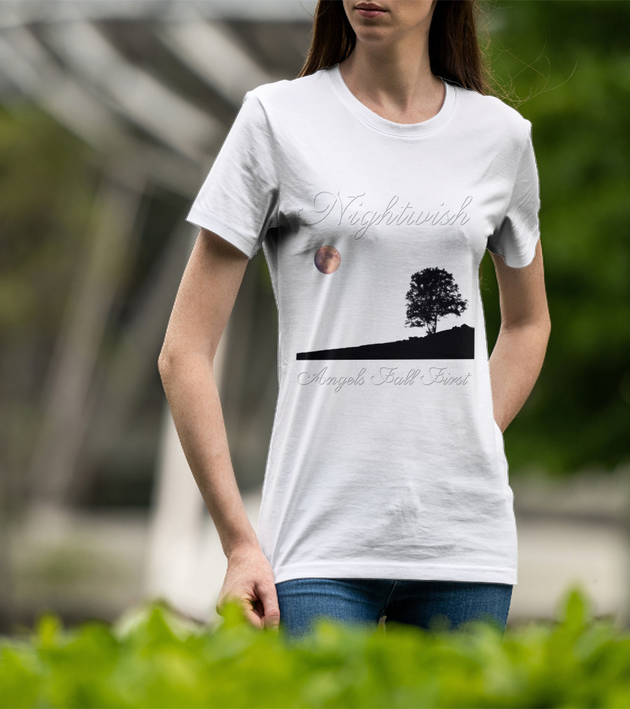 Nightwish Angels Fall First Moon And Tree T-Shirt