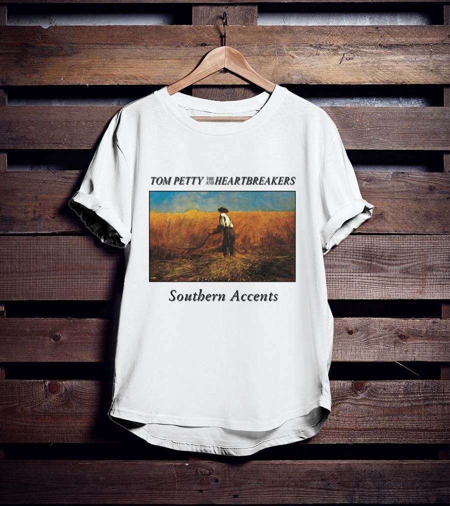 Tom Petty And The Heartbreakers Southern Accents Album Cover Wheat Field Scene T-Shirt
