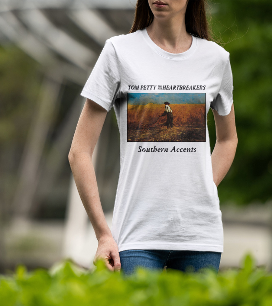 Tom Petty And The Heartbreakers Southern Accents Album Cover Wheat Field Scene T-Shirt