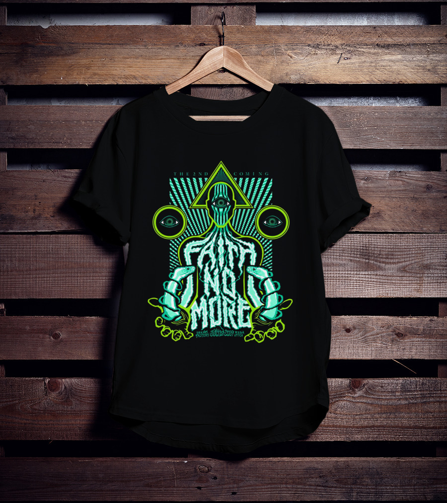 The Second Coming Faith No More July 5 2009 London Brixton Academy T-Shirt