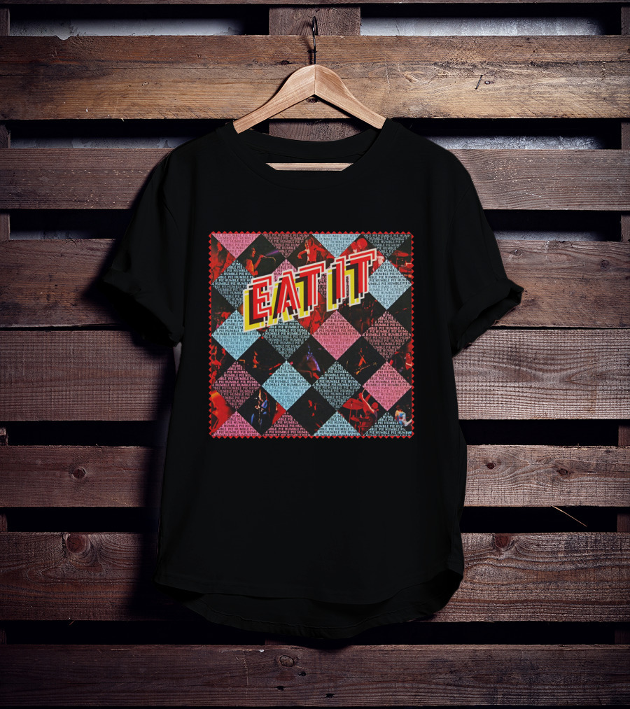 HBP 05 Eat It Vintage Checkerboard Music T-Shirt