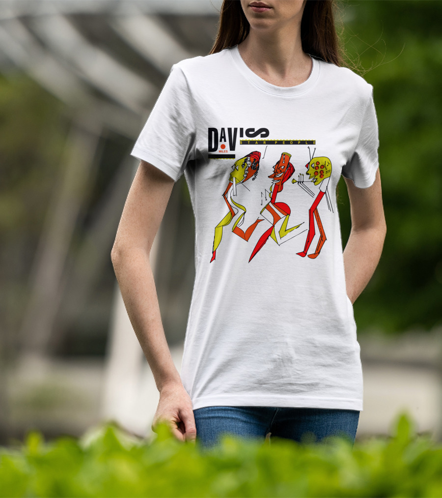 Miles Davis Star People Abstract Figures MDV 24 T-Shirt